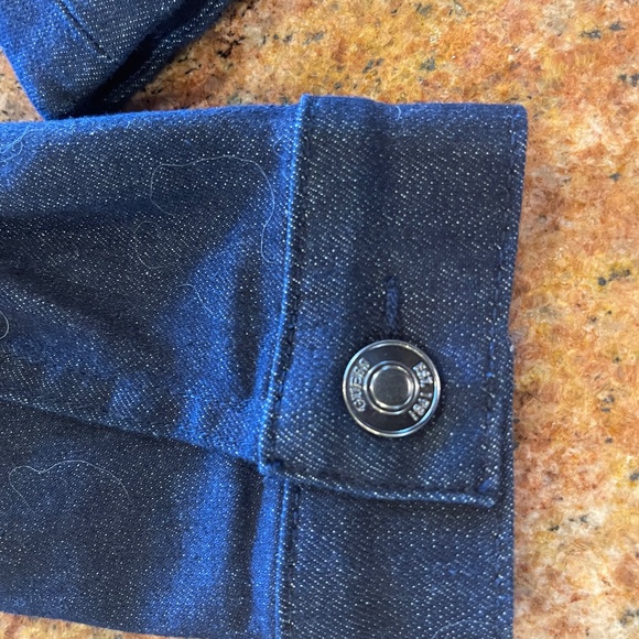 NEW! Guess Denim Peplum Jacket Size XS NWT! - Picture 3 of 9